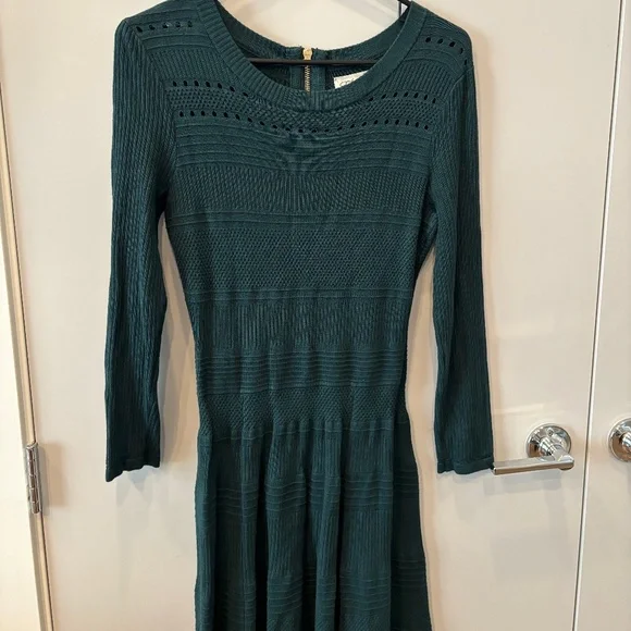 Eliza J | Dresses | Eliza J Long Sleeve Drop Waist Green Sweater Dress |  Poshmark